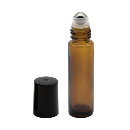 10 ml Roll-on glass bottle (metal ball)